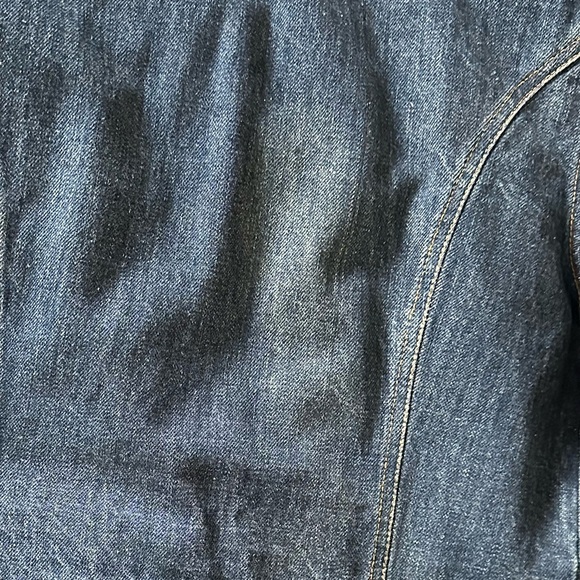 Vintage Levi’s orange tab denim jacket long vintage 1970’s -80s dark wash - Picture 8 of 16